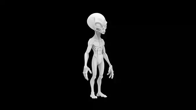 Alien 3D Print Model