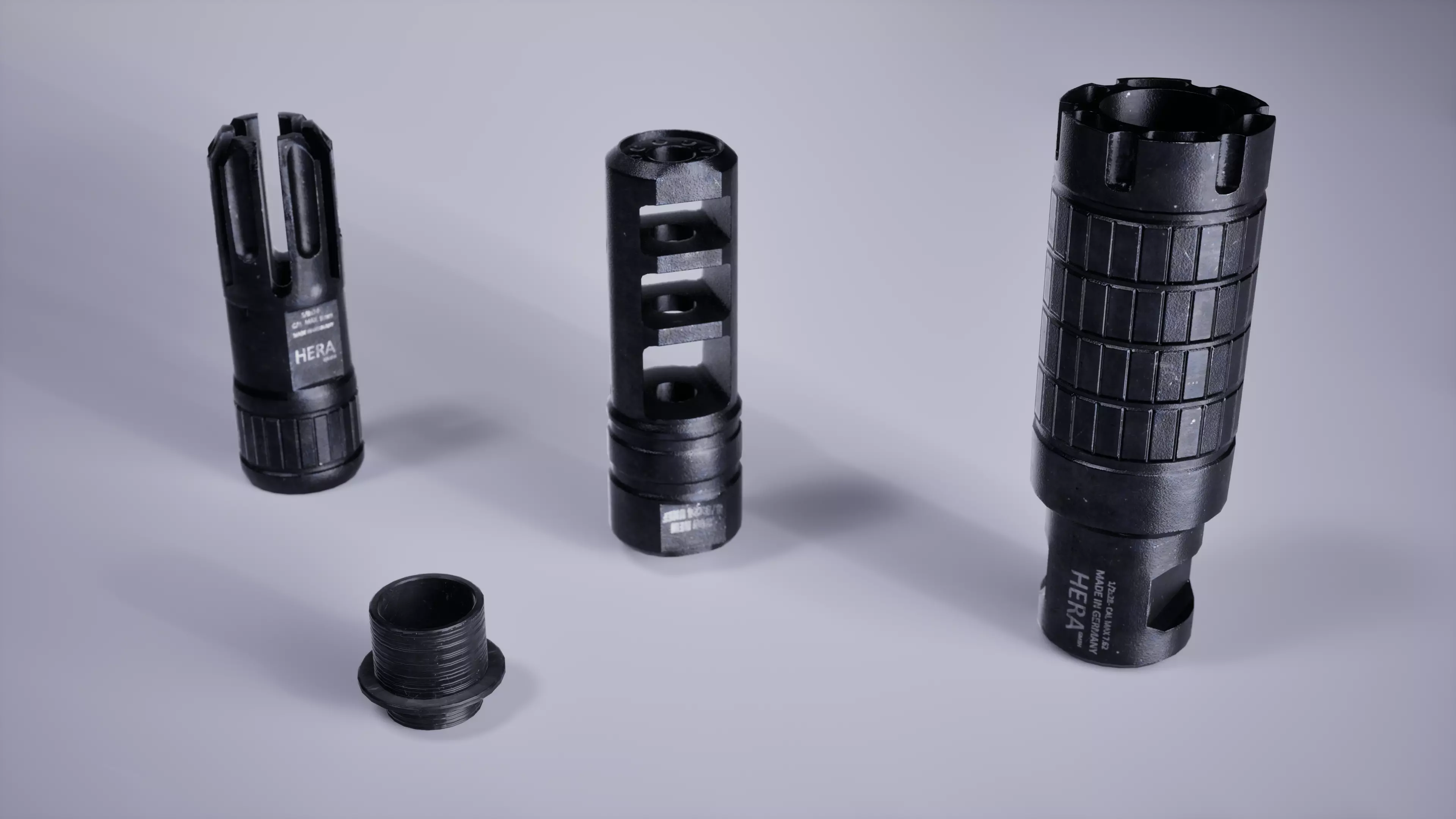 Muzzle Vol 01 Low-poly 3D model