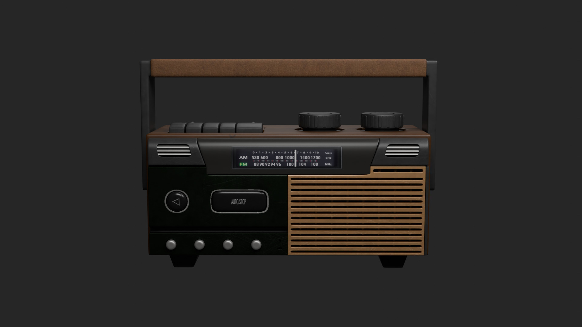Radio 3D model_1