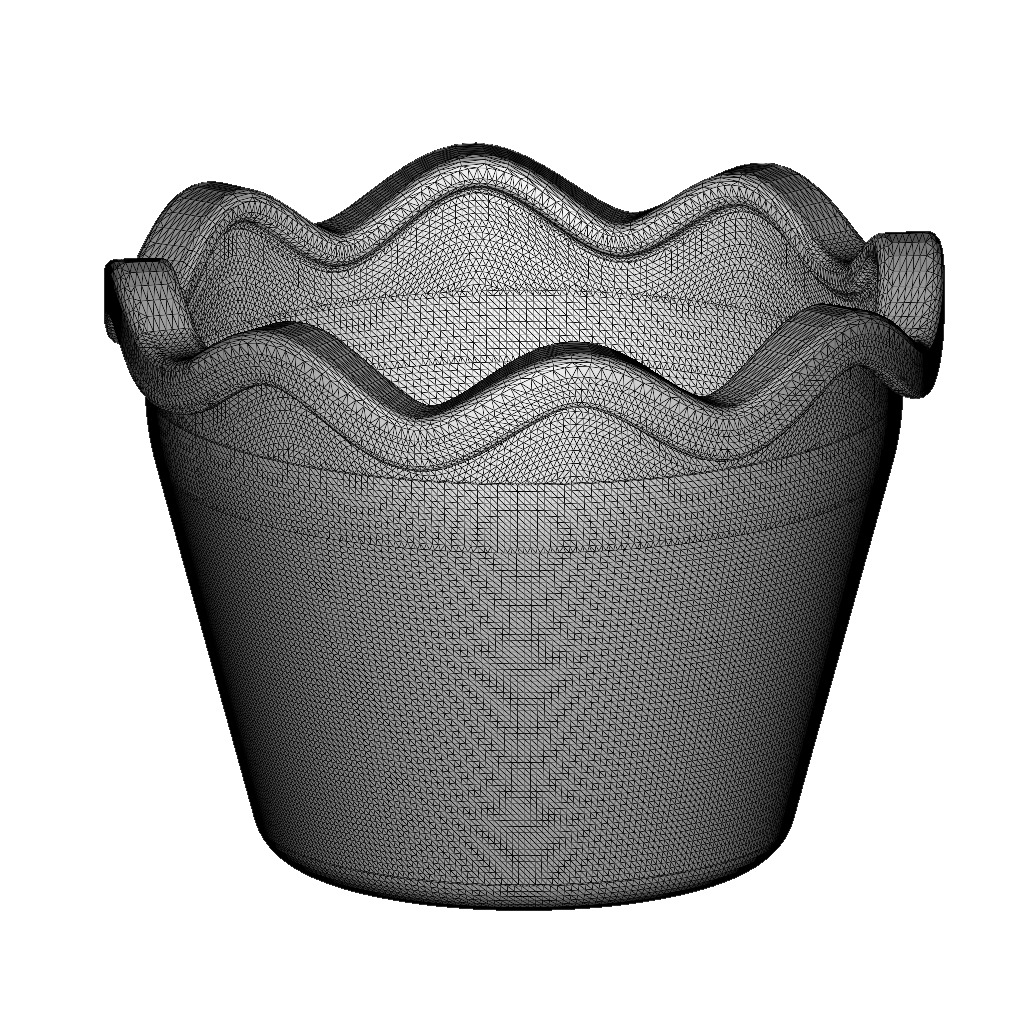 Decorative Flower Pot 3D print model_4