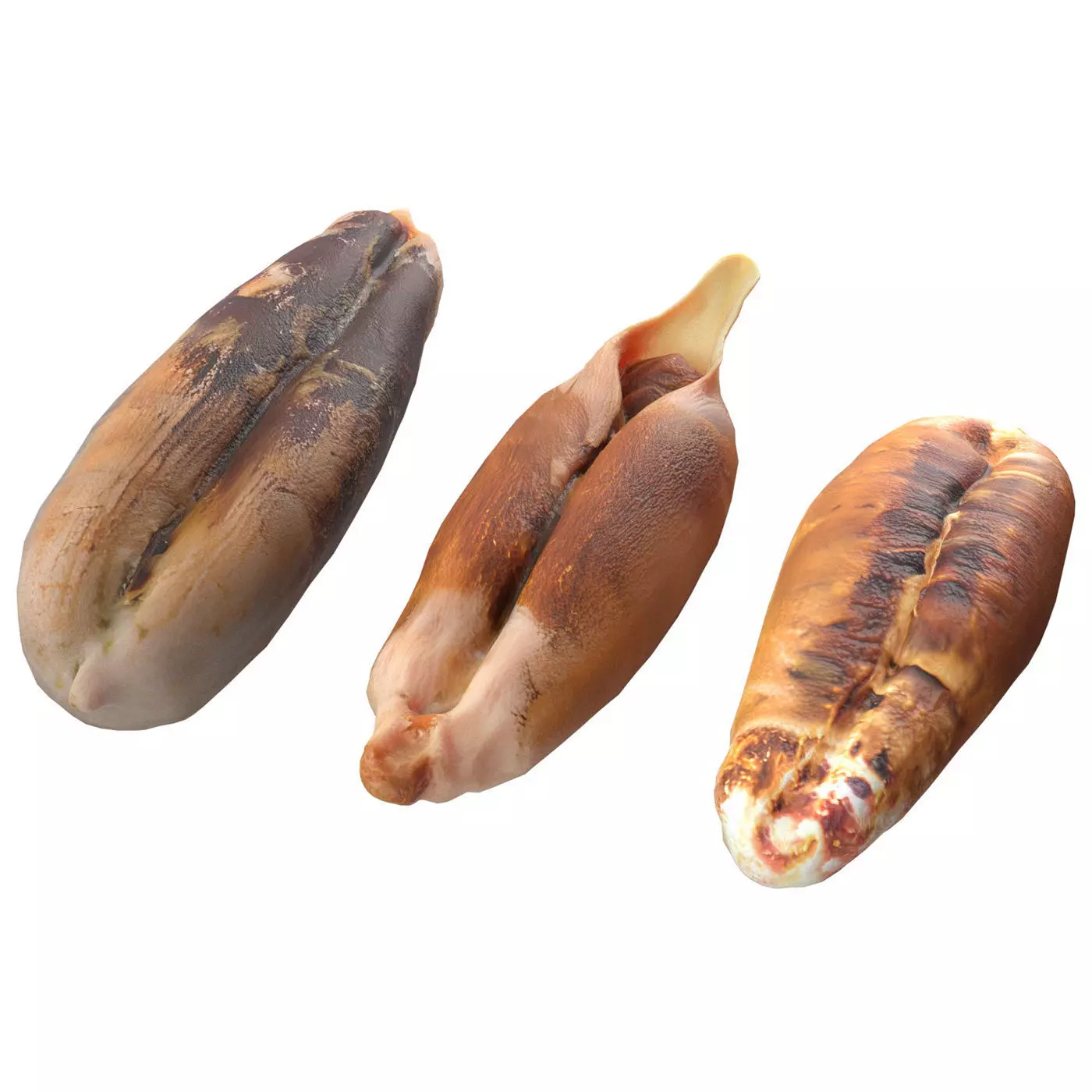Date seeds  Low-poly 3D model_0