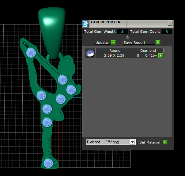 Ballerina pendant 3D printable model 3D print model_6