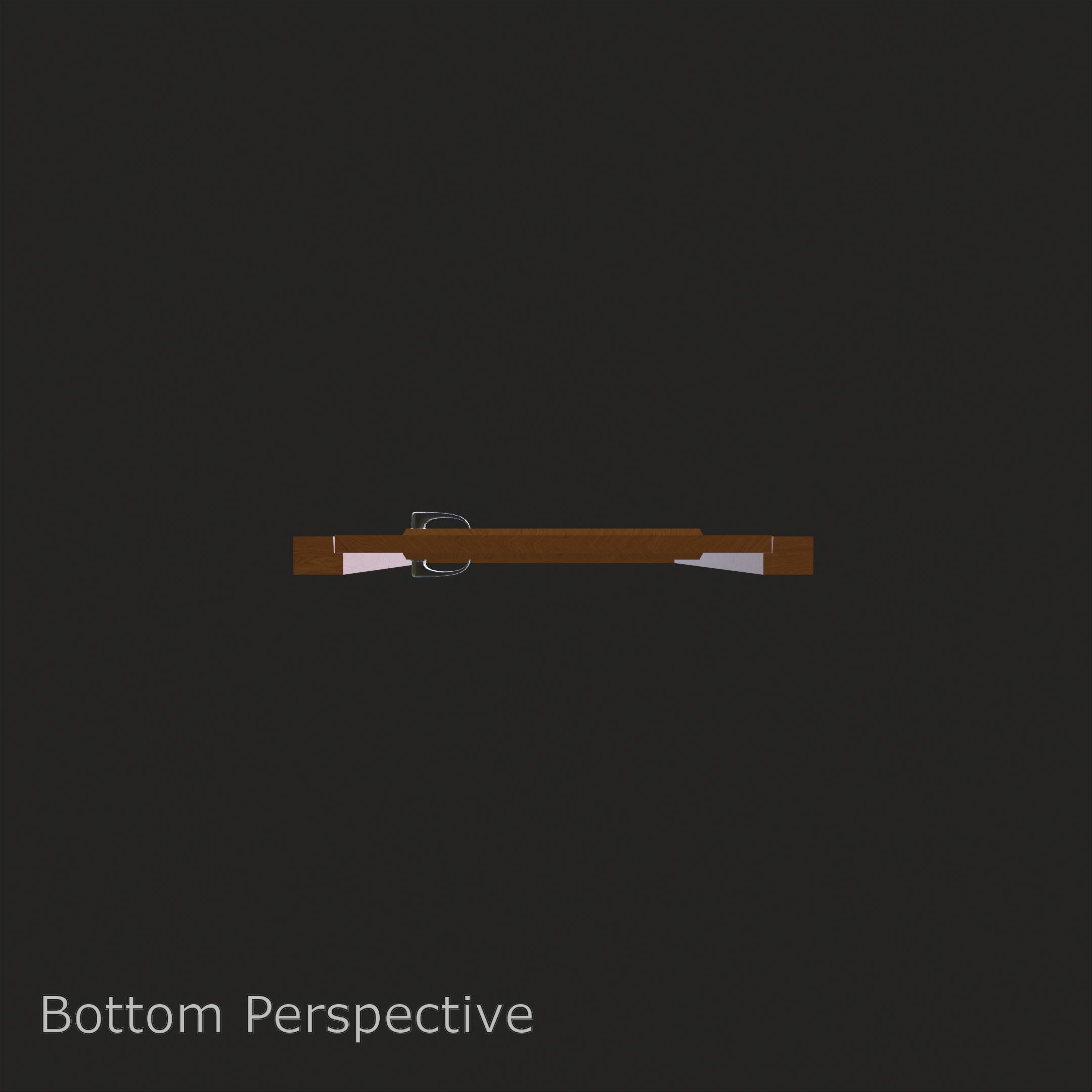 Classic Wooden Door Panel 3D model_6