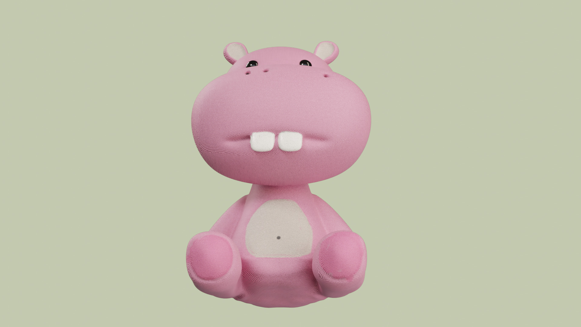 Hippopotamus 3D model_3