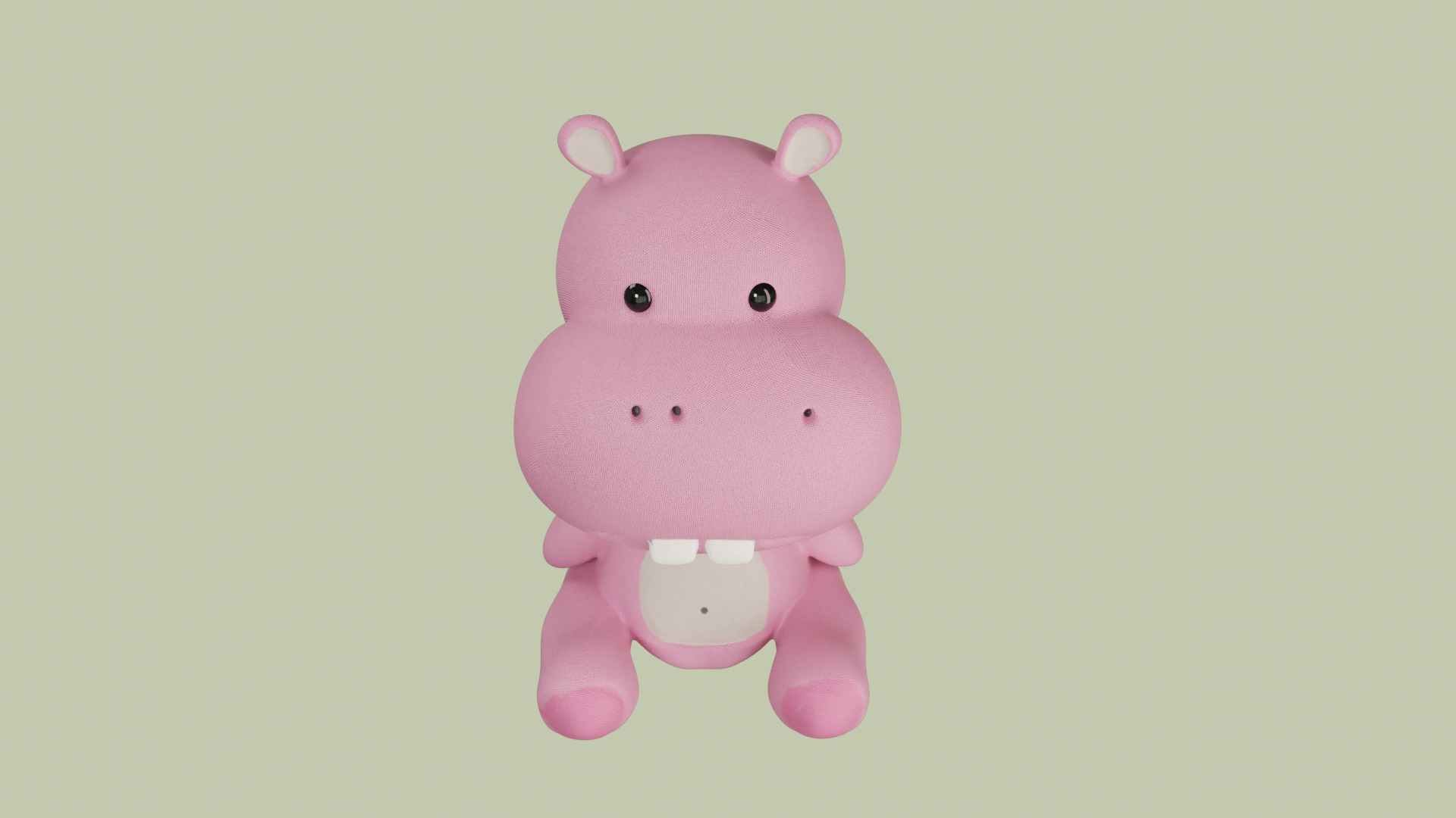 Hippopotamus 3D model_4