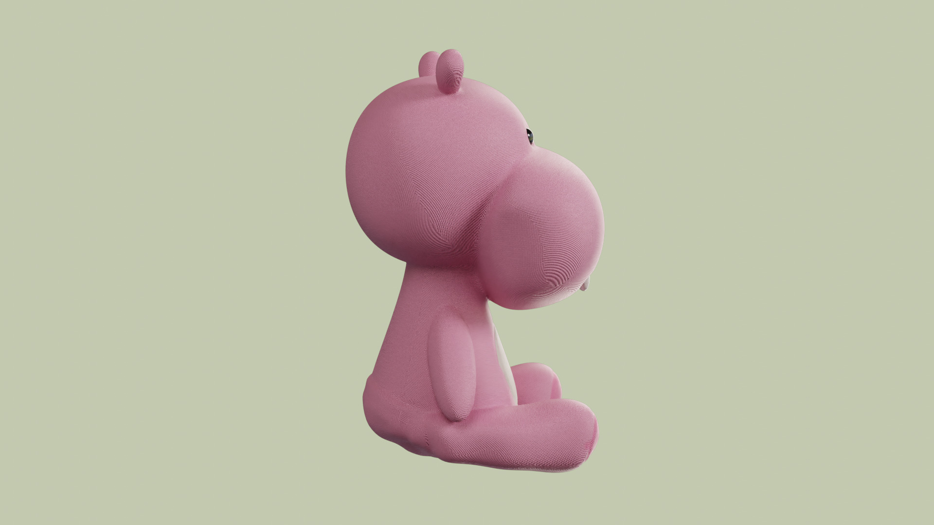 Hippopotamus 3D model_8