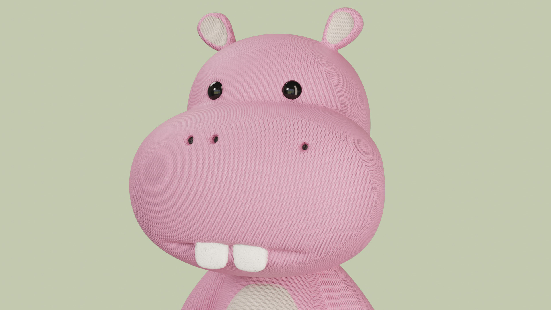 Hippopotamus 3D model_9