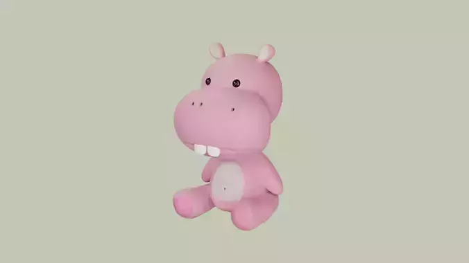 Hippopotamus 3D model