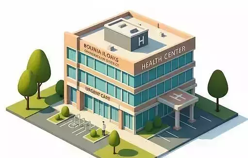  Health Center Building Low-poly 3D model