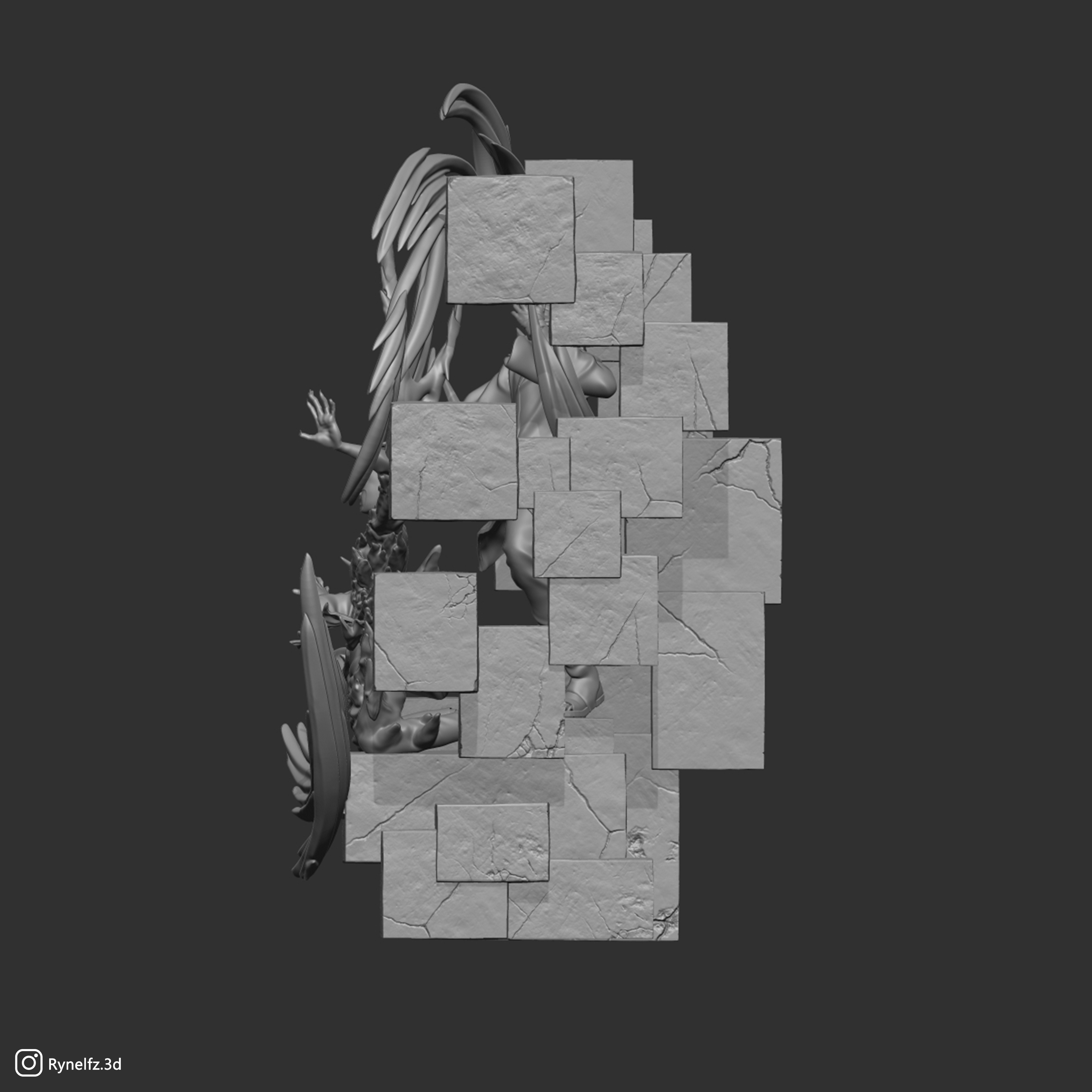 Tobi - Obito VS Torune 3D Print Model 3D print model_7