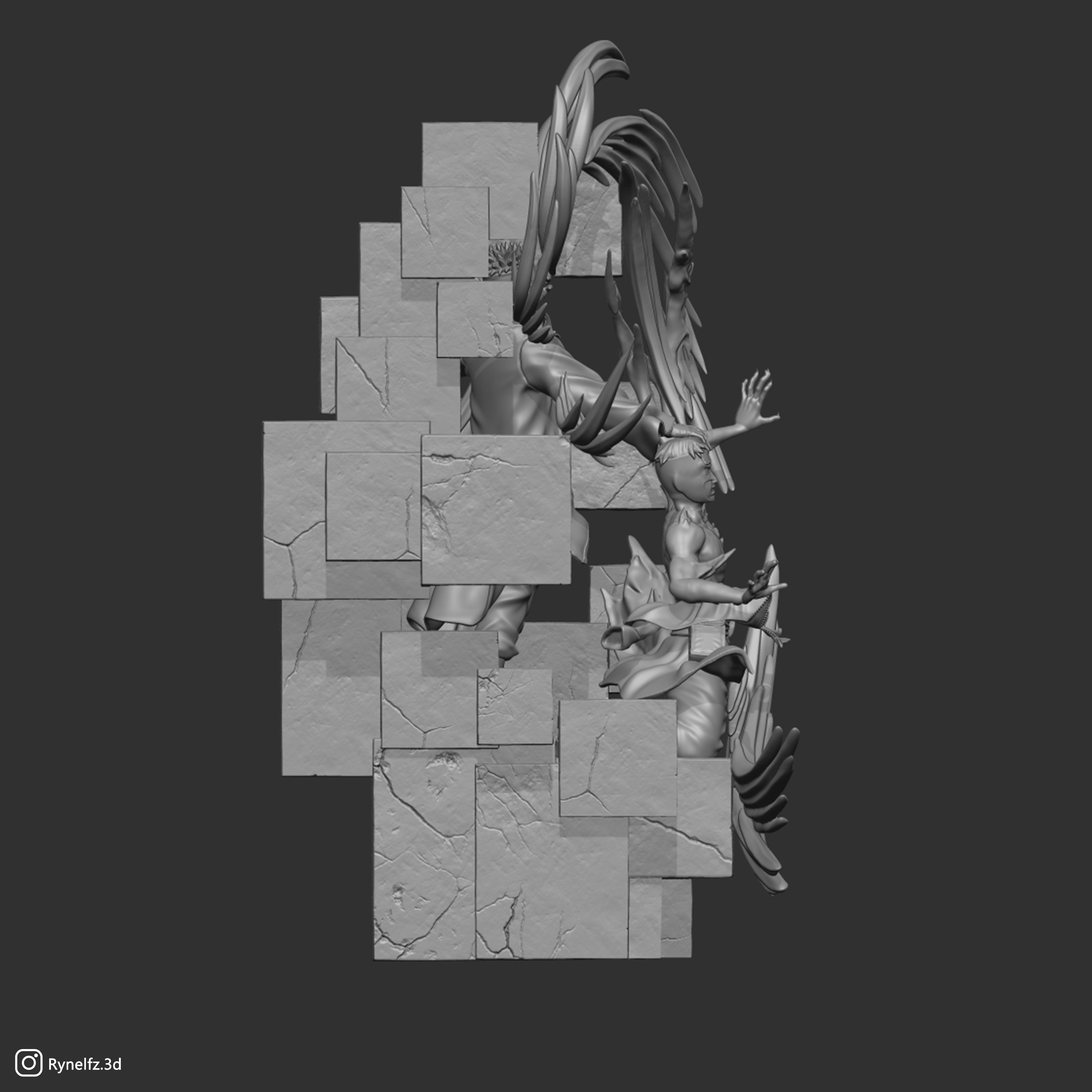 Tobi - Obito VS Torune 3D Print Model 3D print model_5