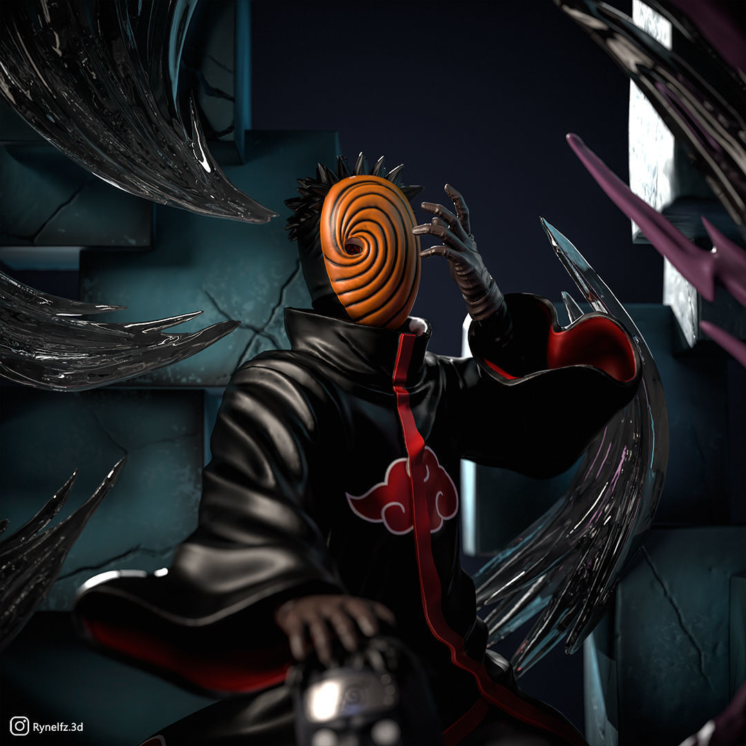 Tobi - Obito VS Torune 3D Print Model 3D print model_10