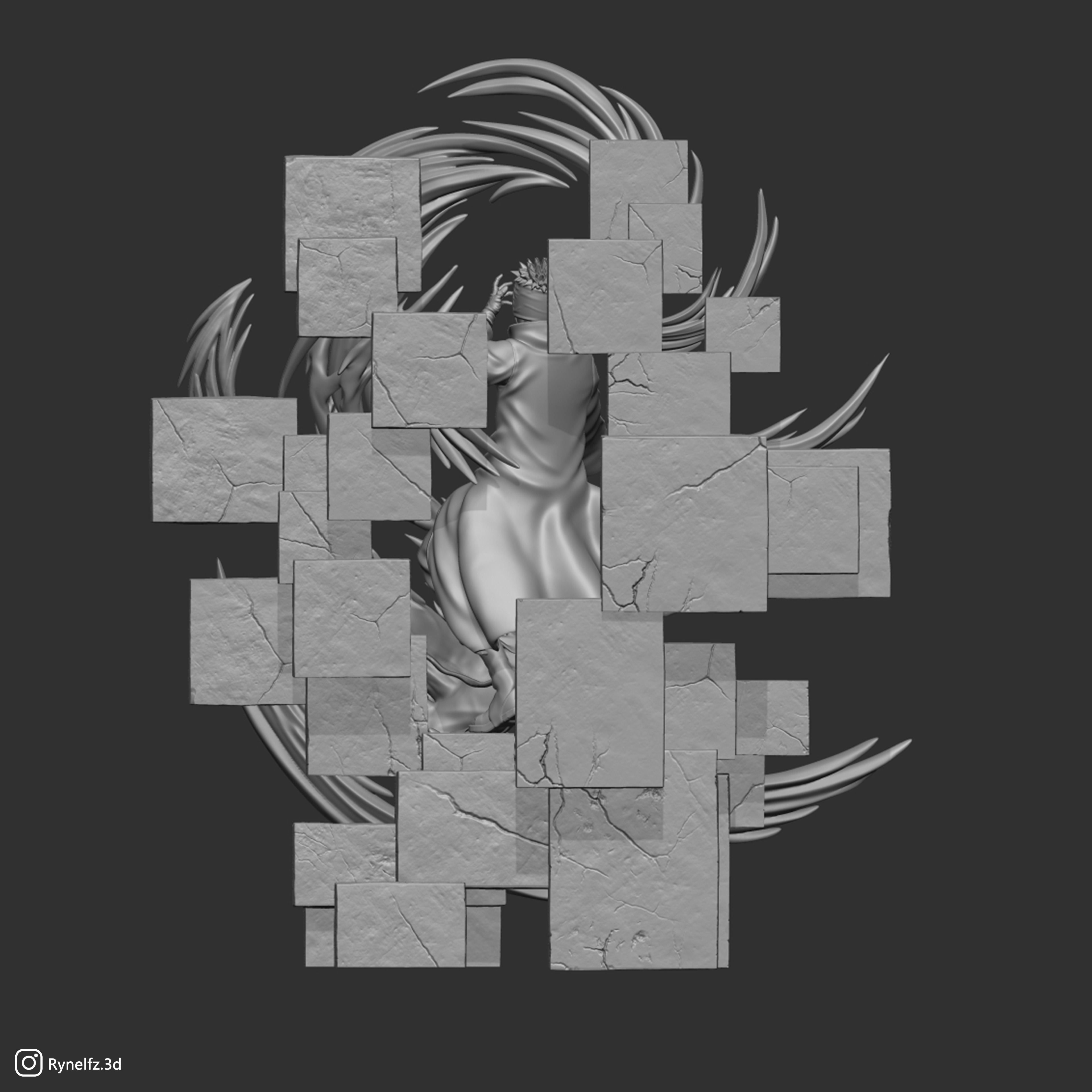 Tobi - Obito VS Torune 3D Print Model 3D print model_6