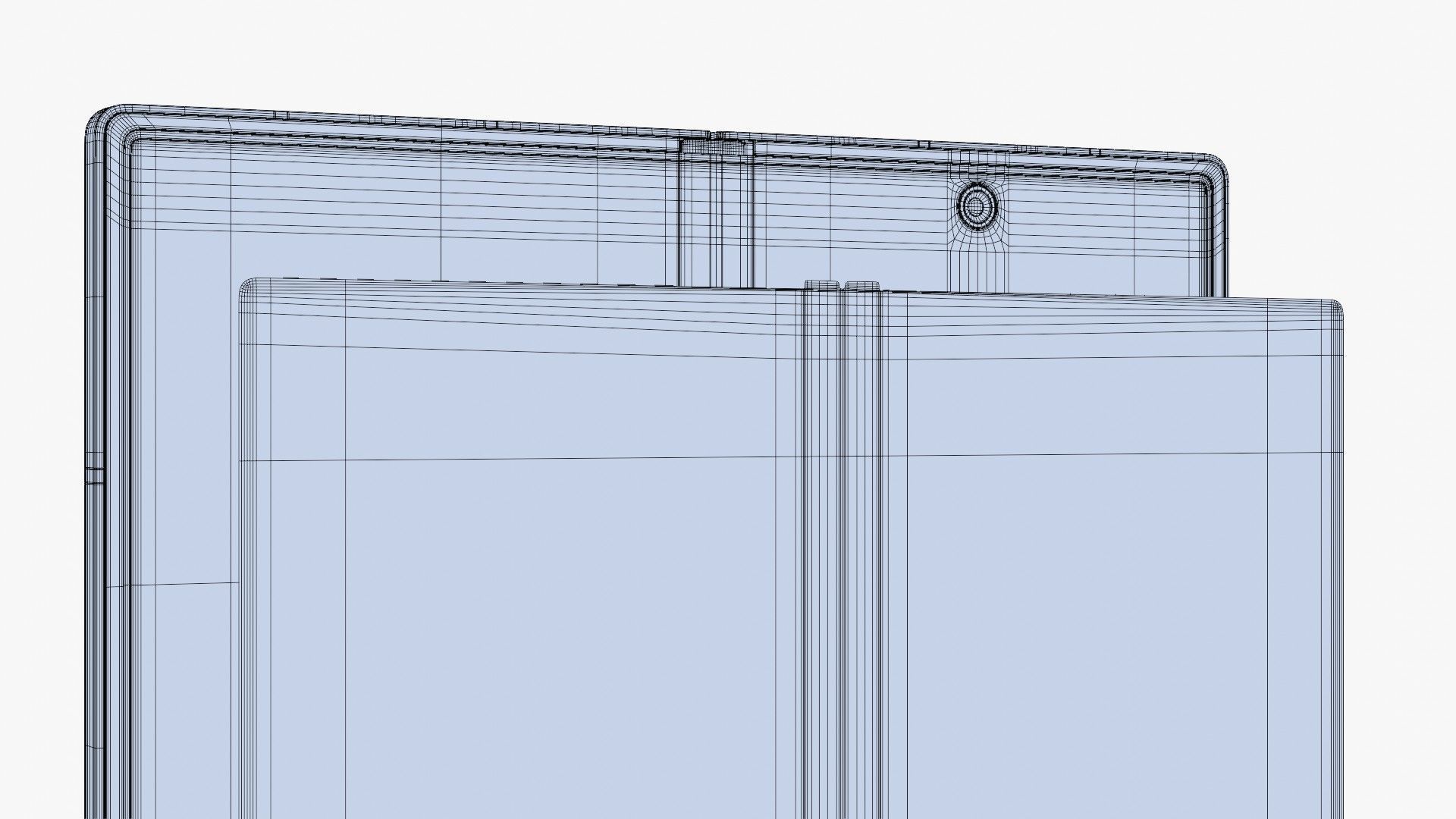 Samsung Galaxy Z Fold 7 Blue Shadow 3D model_17