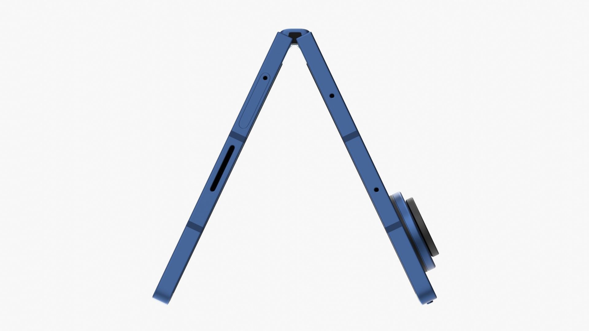 Samsung Galaxy Z Fold 7 Blue Shadow 3D model_7