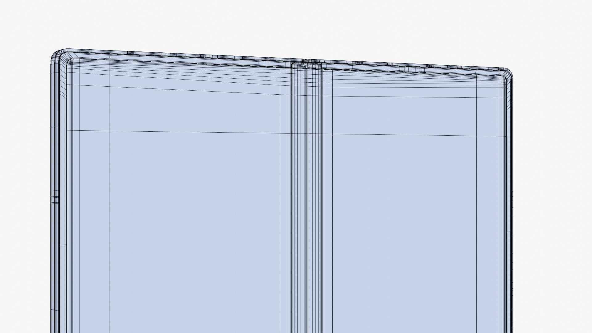 Samsung Galaxy Z Fold 7 Blue Shadow 3D model_16