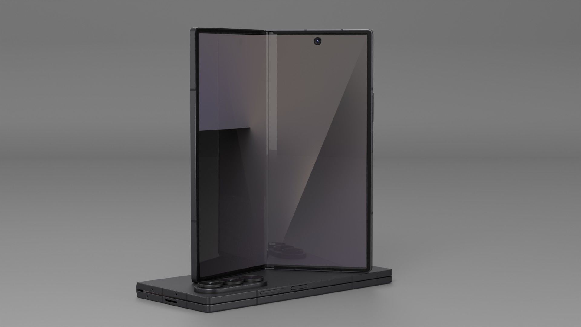 Samsung Galaxy Z Fold 7 Jetblack 3D model_6