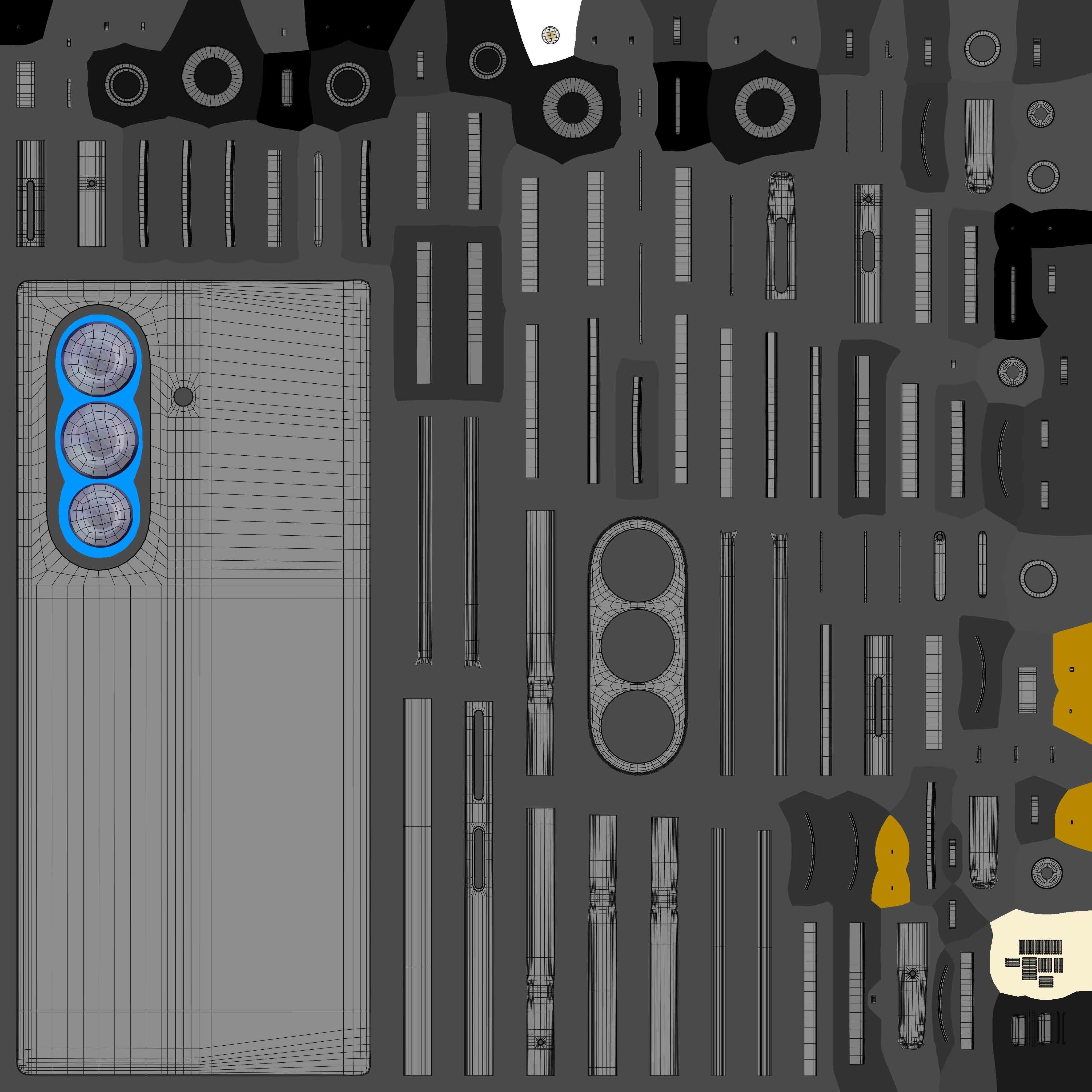 Samsung Galaxy Z Fold 7 Jetblack 3D model_12