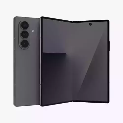 Samsung Galaxy Z Fold 7 Jetblack 3D model