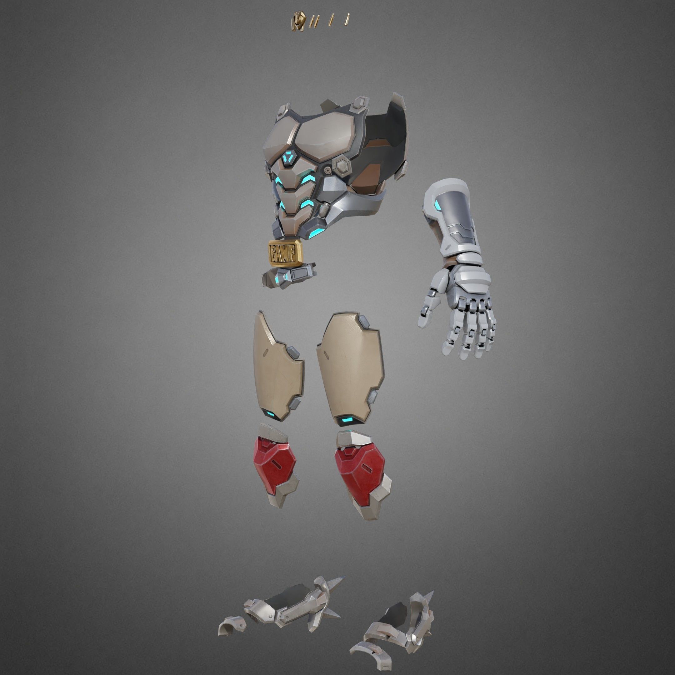 Overwatch 2 Cassidy Armor for Cosplay 3D print model_3