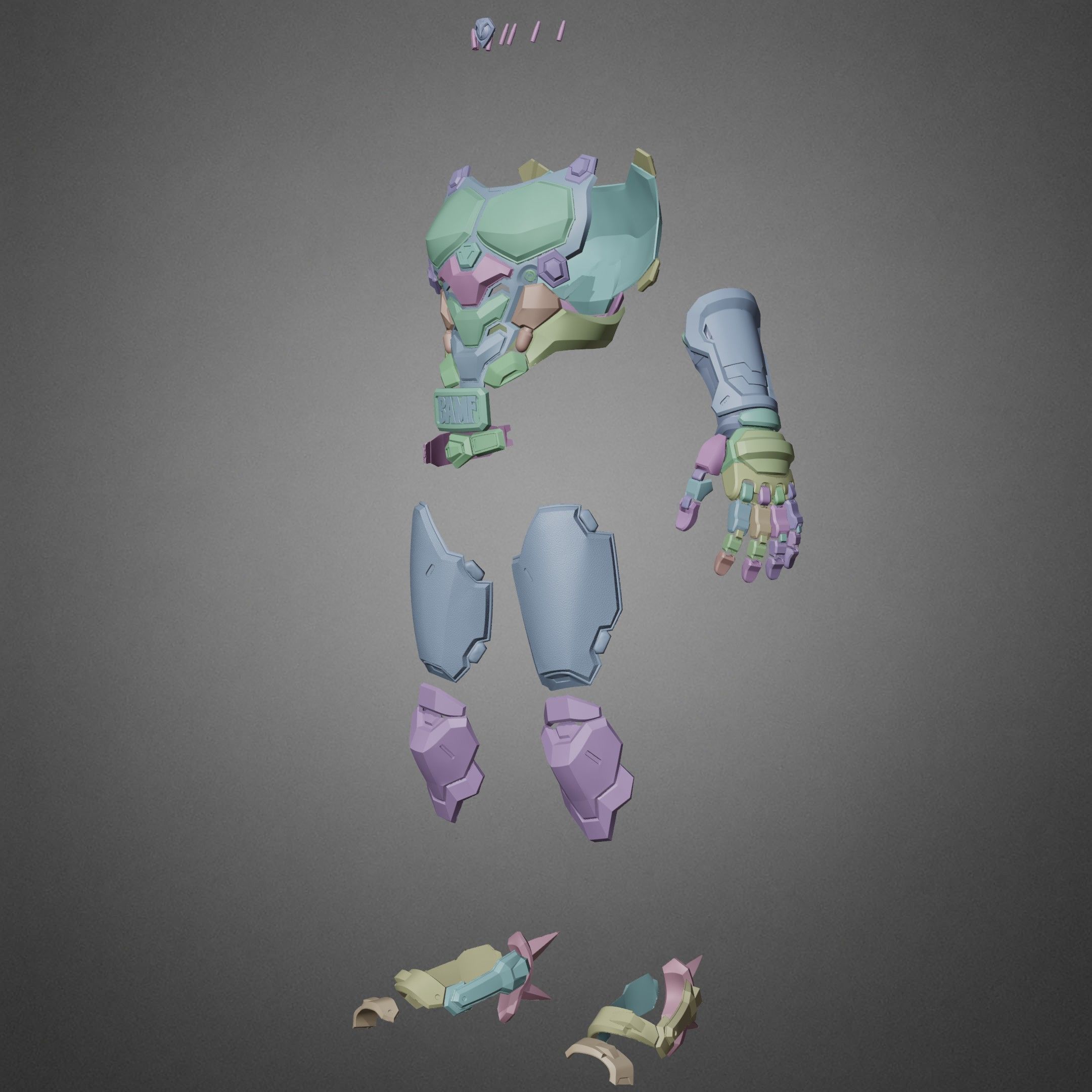 Overwatch 2 Cassidy Armor for Cosplay 3D print model_12