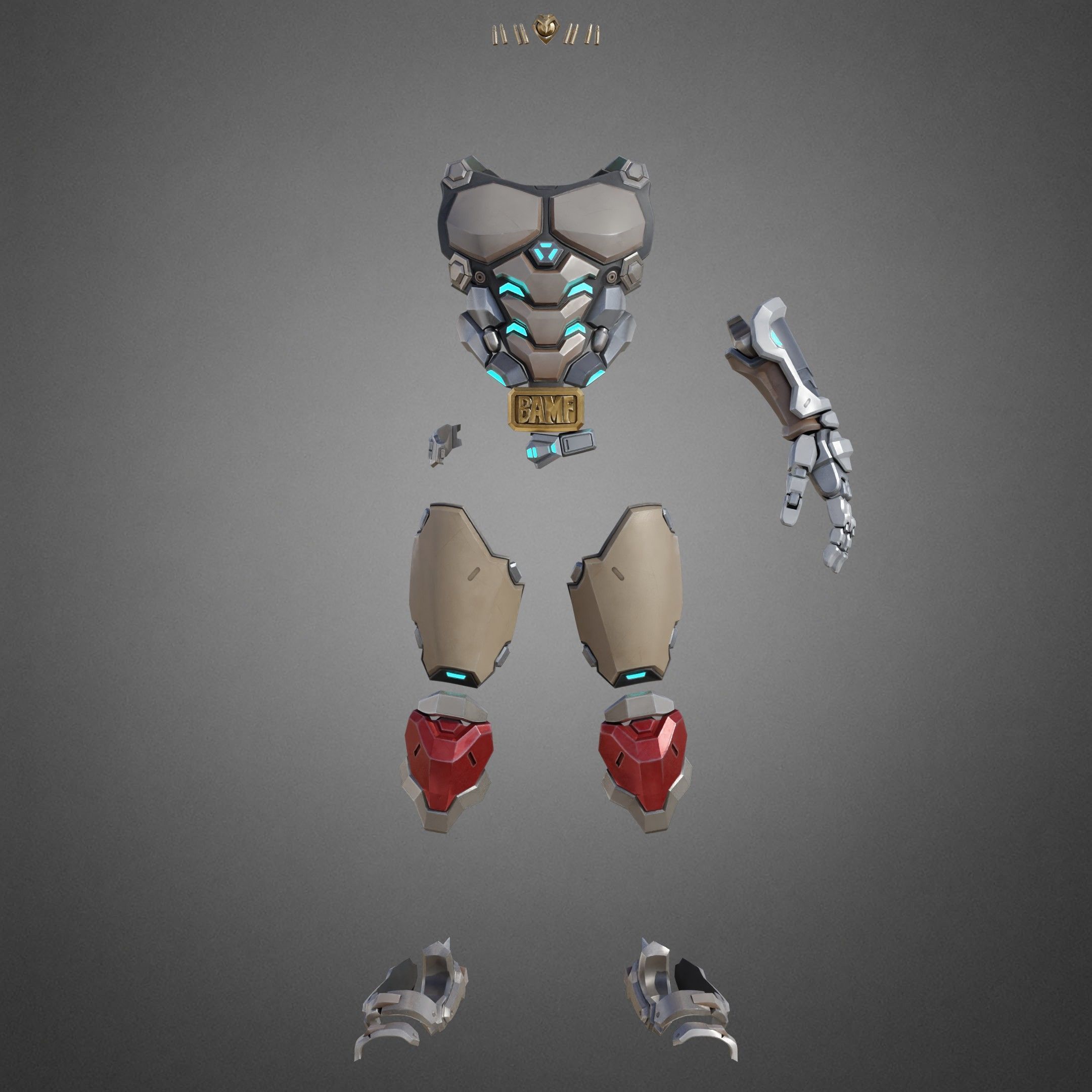 Overwatch 2 Cassidy Armor for Cosplay 3D print model_2