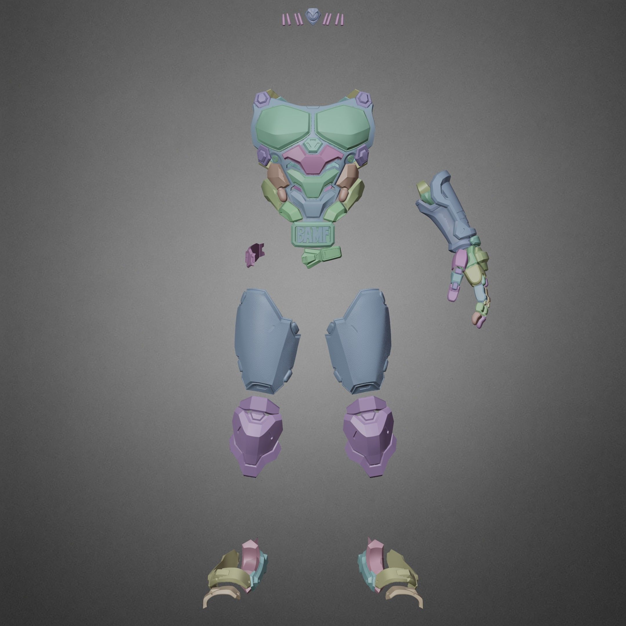 Overwatch 2 Cassidy Armor for Cosplay 3D print model_10