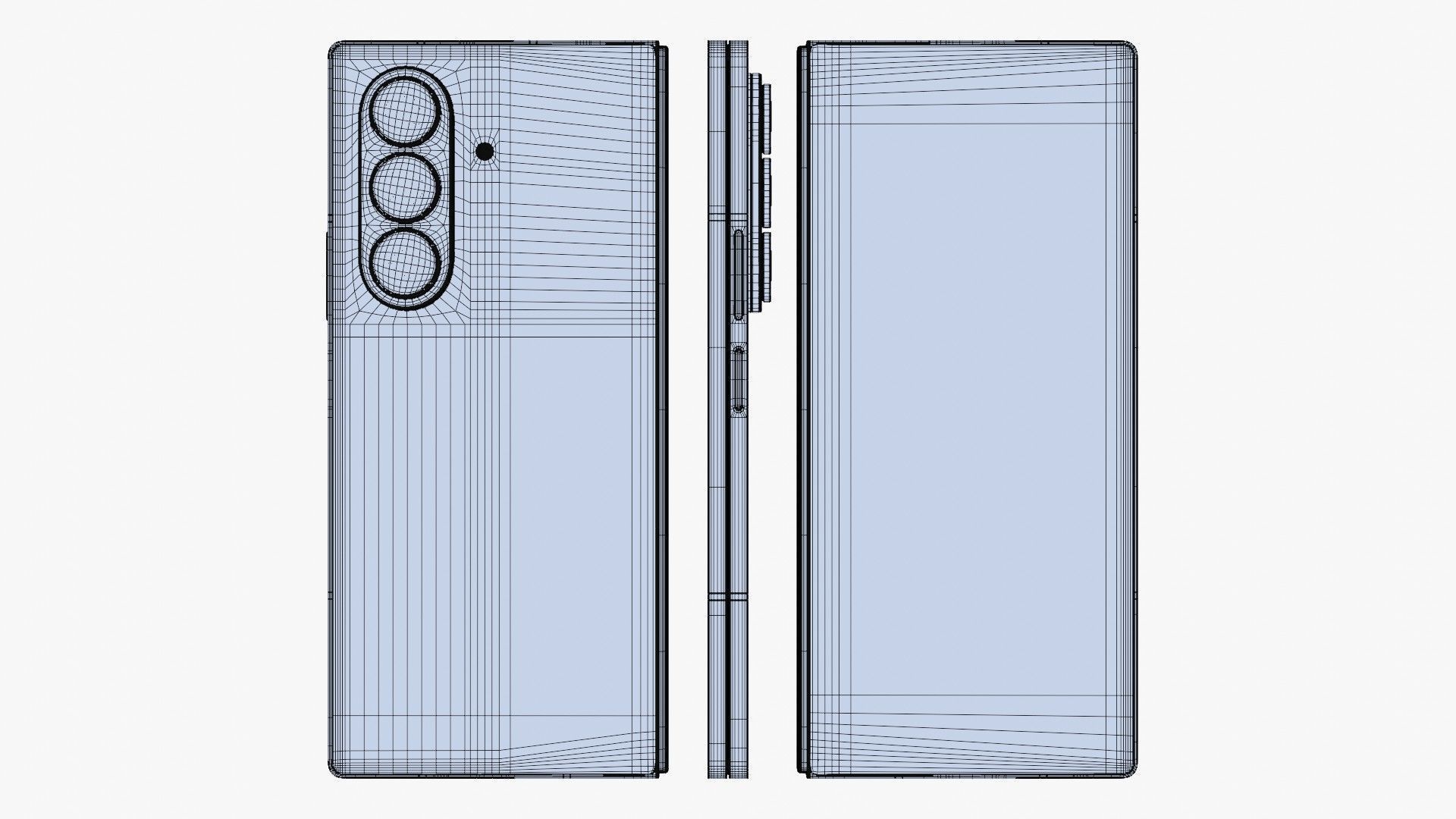 Samsung Galaxy Z Fold 7 Silver Shadow 3D model_15