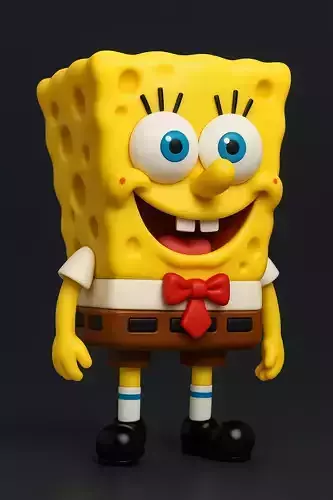 SpongeBob SquarePants 3D Model 3D print model