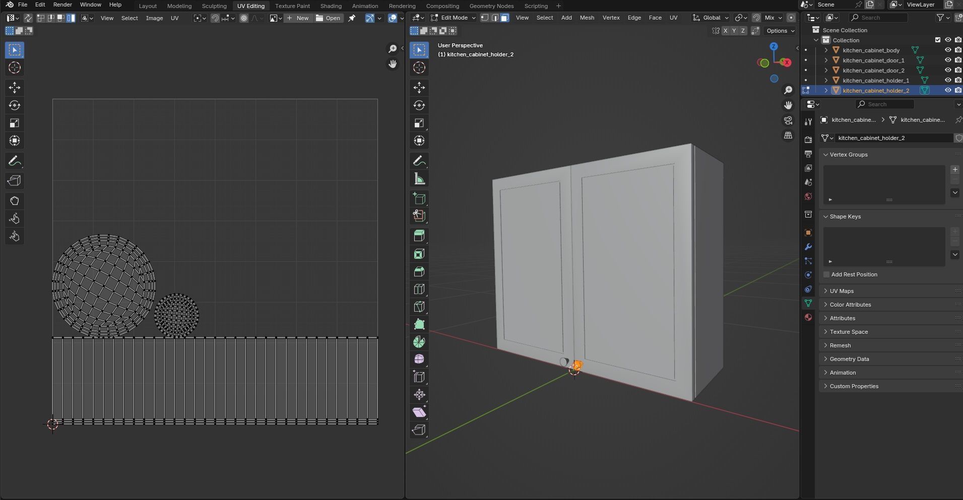 Kitchen Cabinet CG11 3D model_14