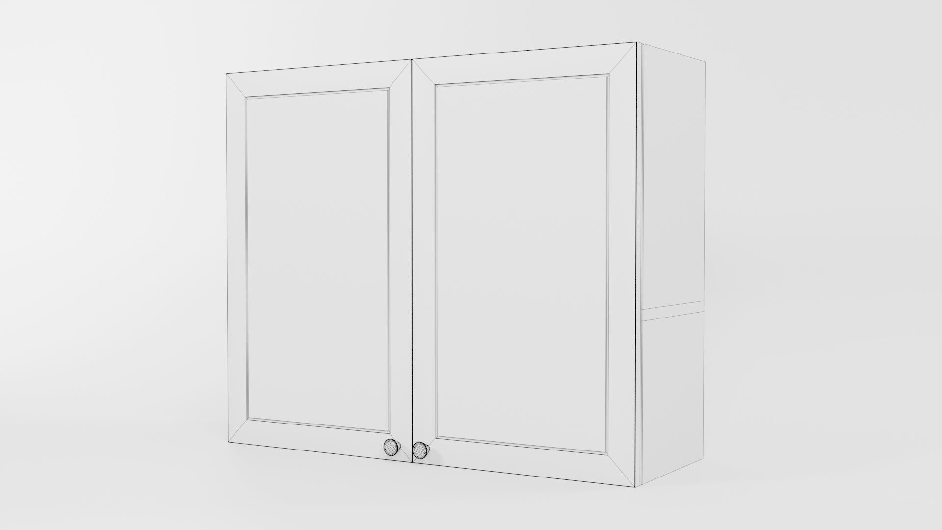 Kitchen Cabinet CG11 3D model_8