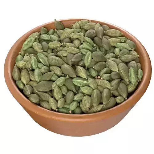 Dried green cardamom bowl  