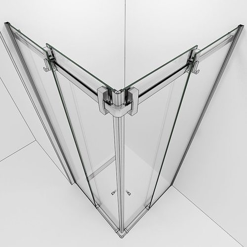 Shower Cabin 3 3D model