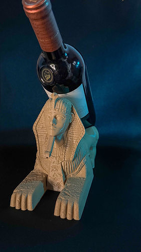 Sphinx Bottle Holder stl 3D print model