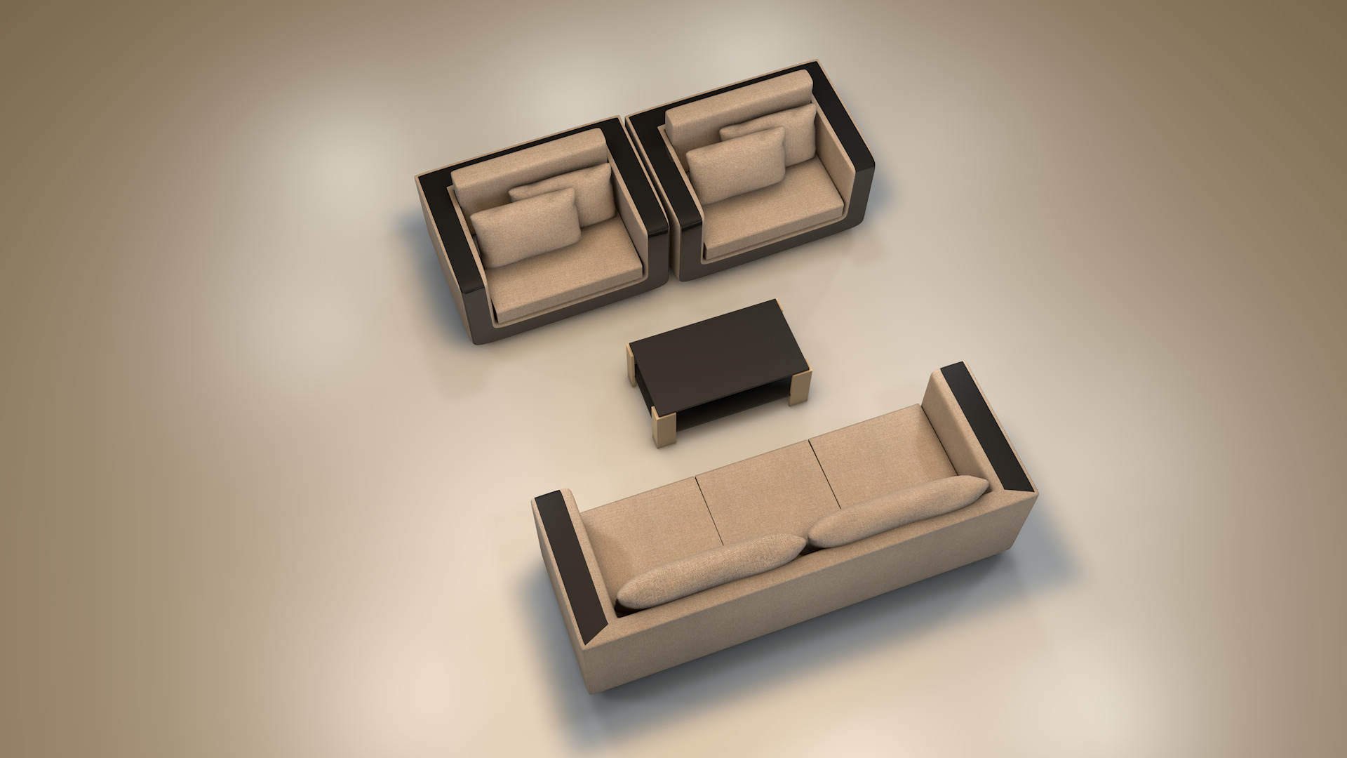 Furniture Set 3D model_5