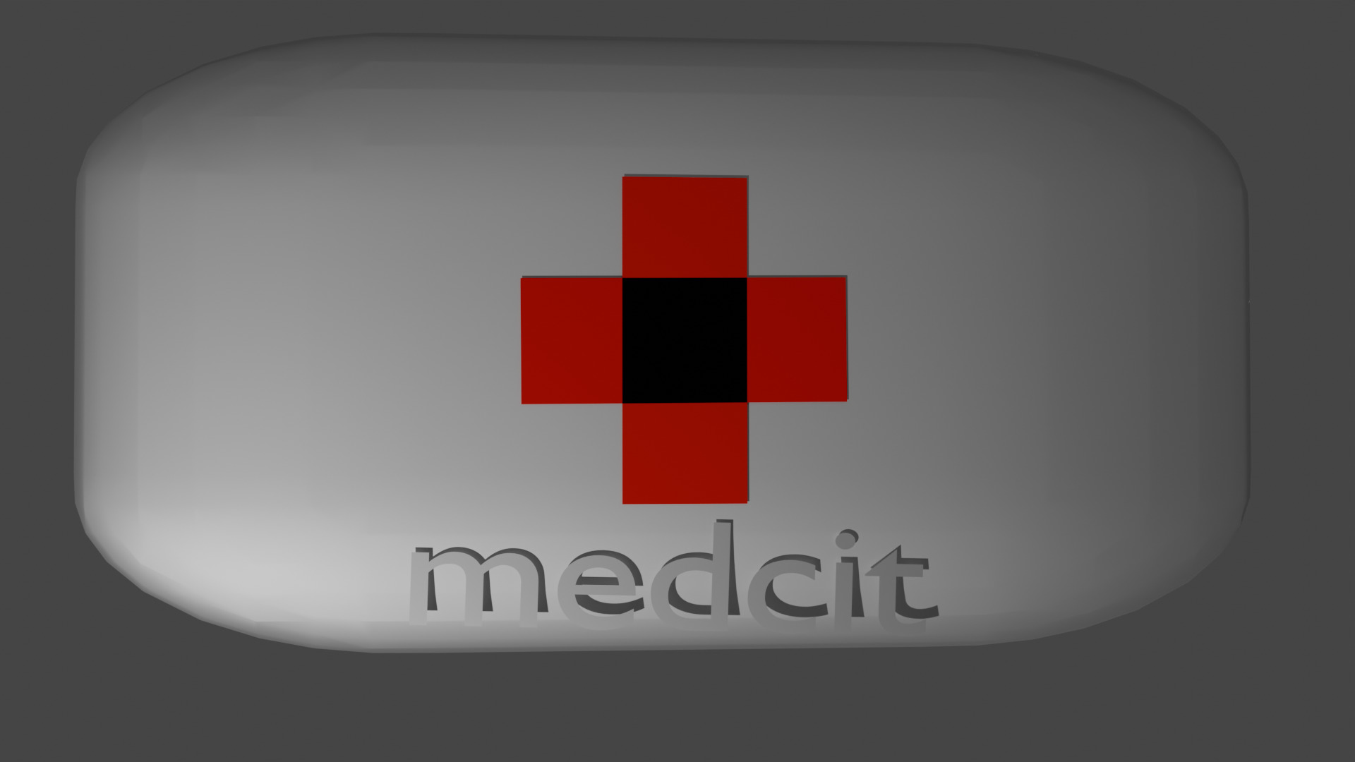 Low-Poly Medkit  First Aid Kit Game Prop Low-poly 3D model_1