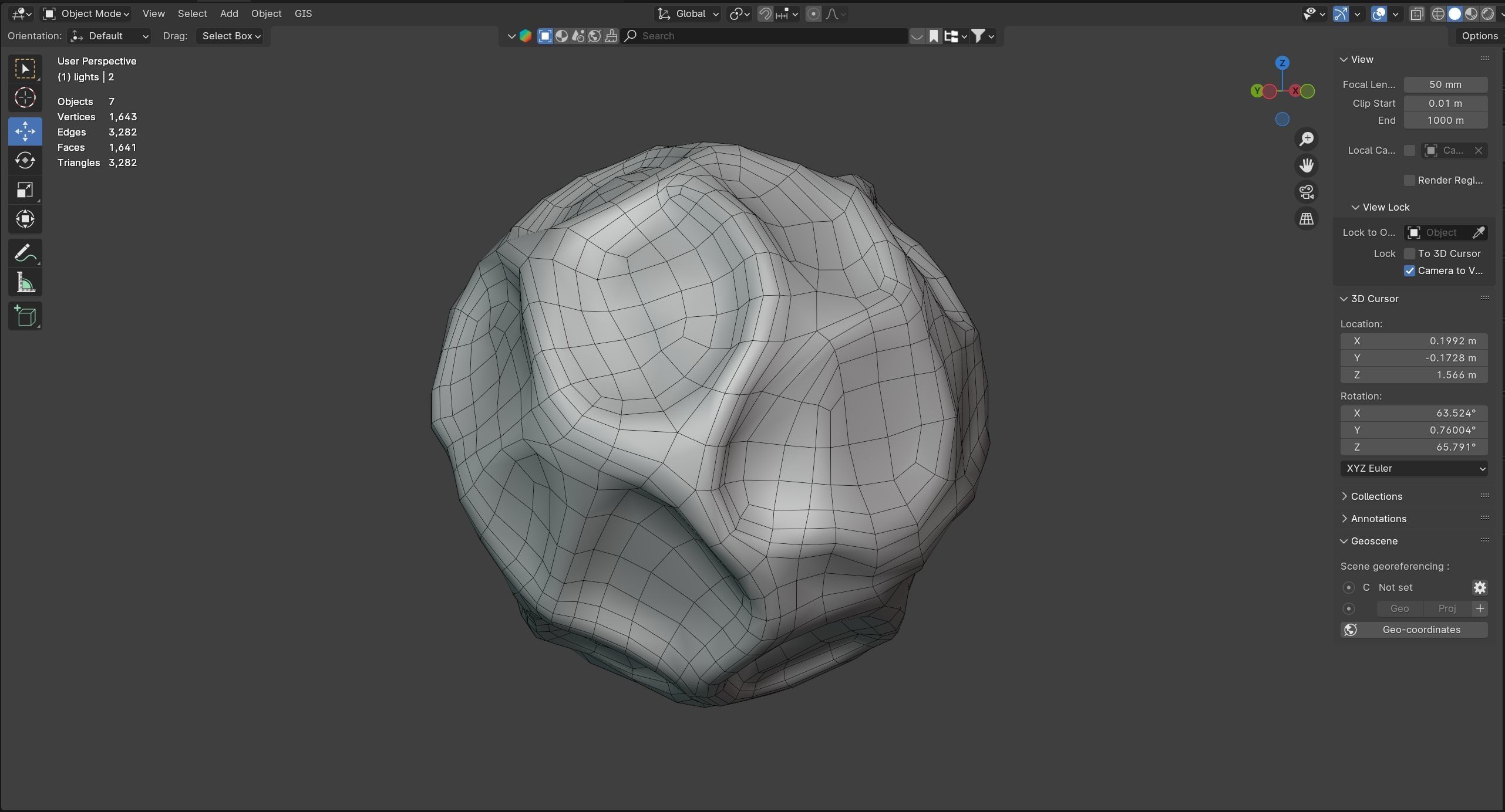 Dried peppercorn Low-poly 3D model_7