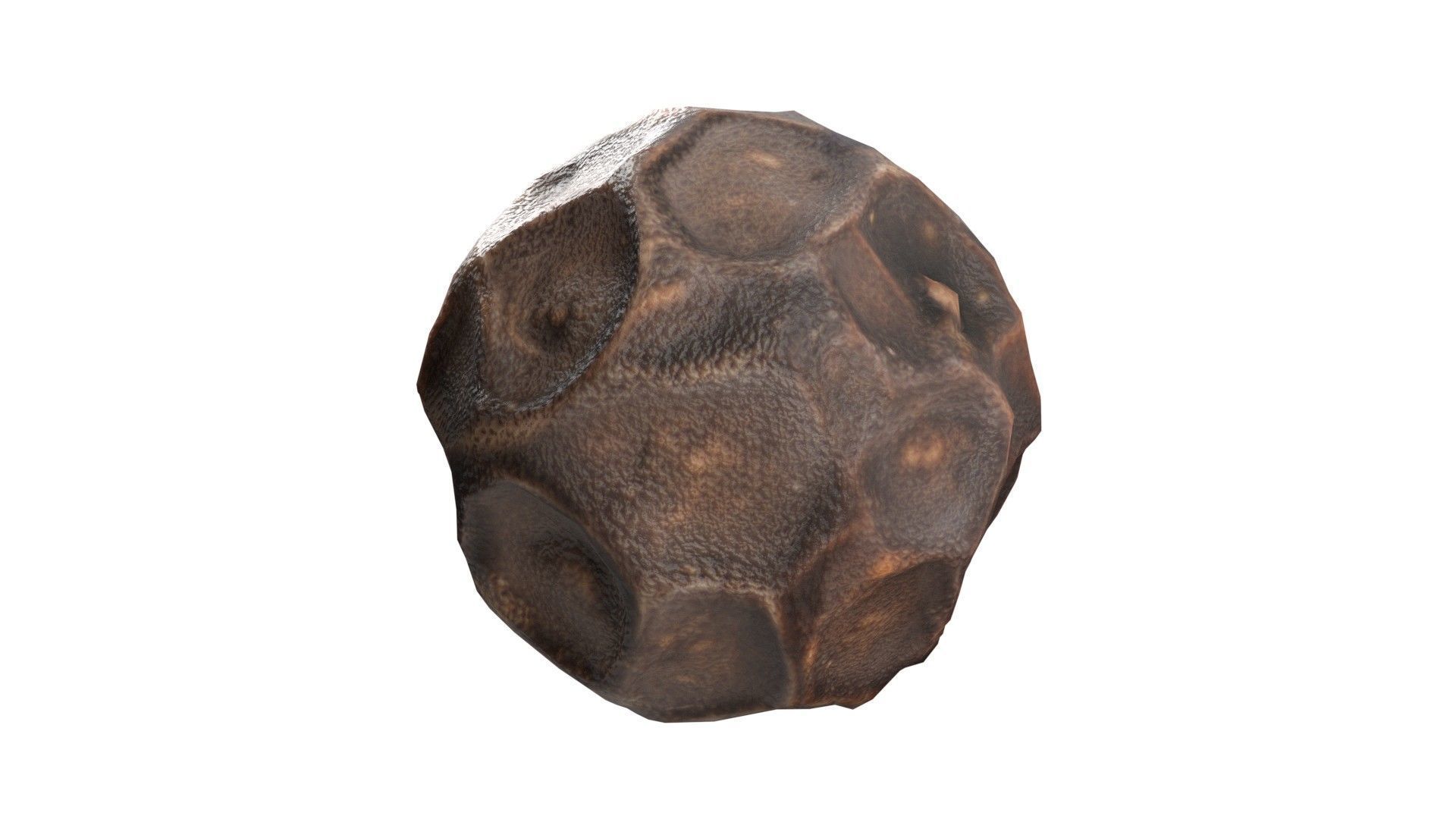 Dried peppercorn Low-poly 3D model_3