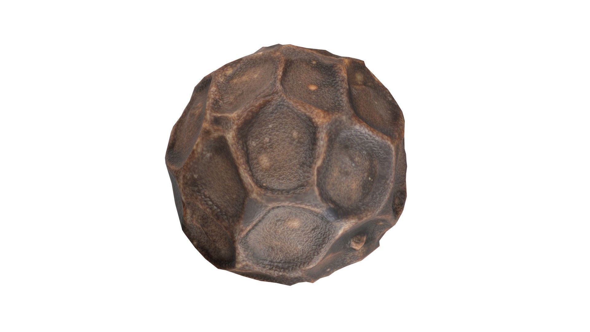 Dried peppercorn Low-poly 3D model_4