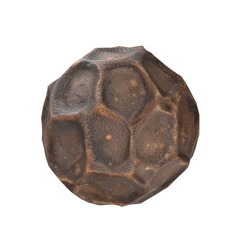 Dried peppercorn Low-poly 3D model
