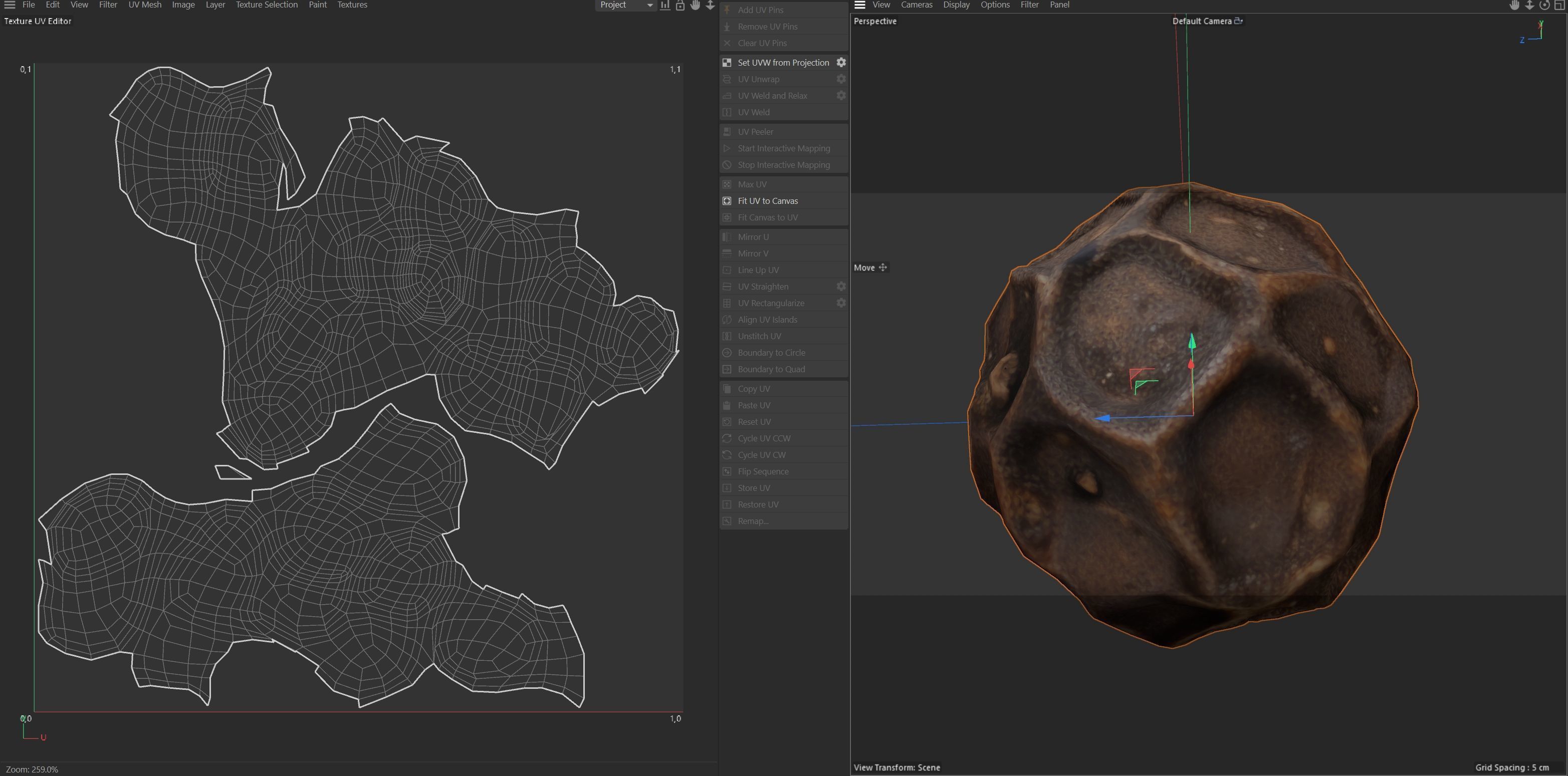 Dried peppercorn Low-poly 3D model_6