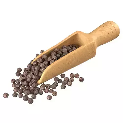 Dried peppercorn balck scoop