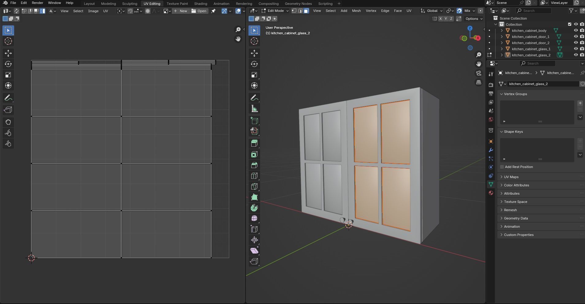 Kitchen Cabinet CG12 3D model_12