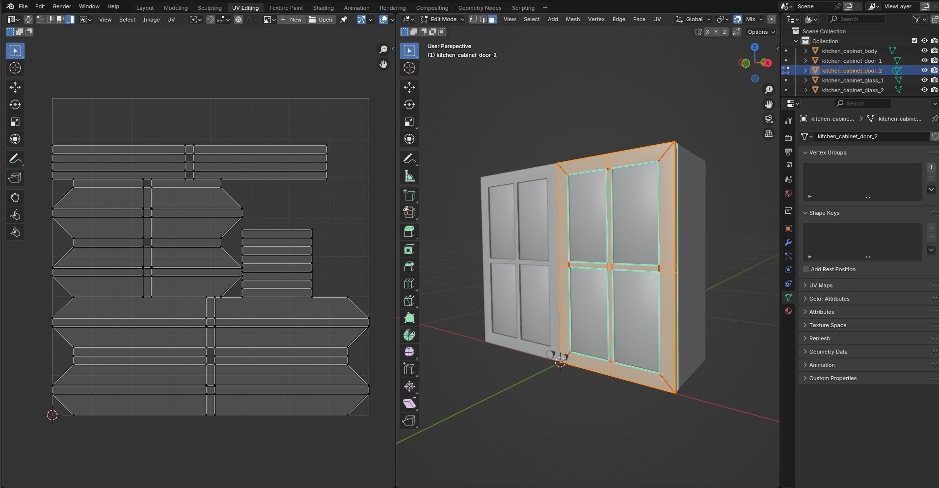 Kitchen Cabinet CG12 3D model_13