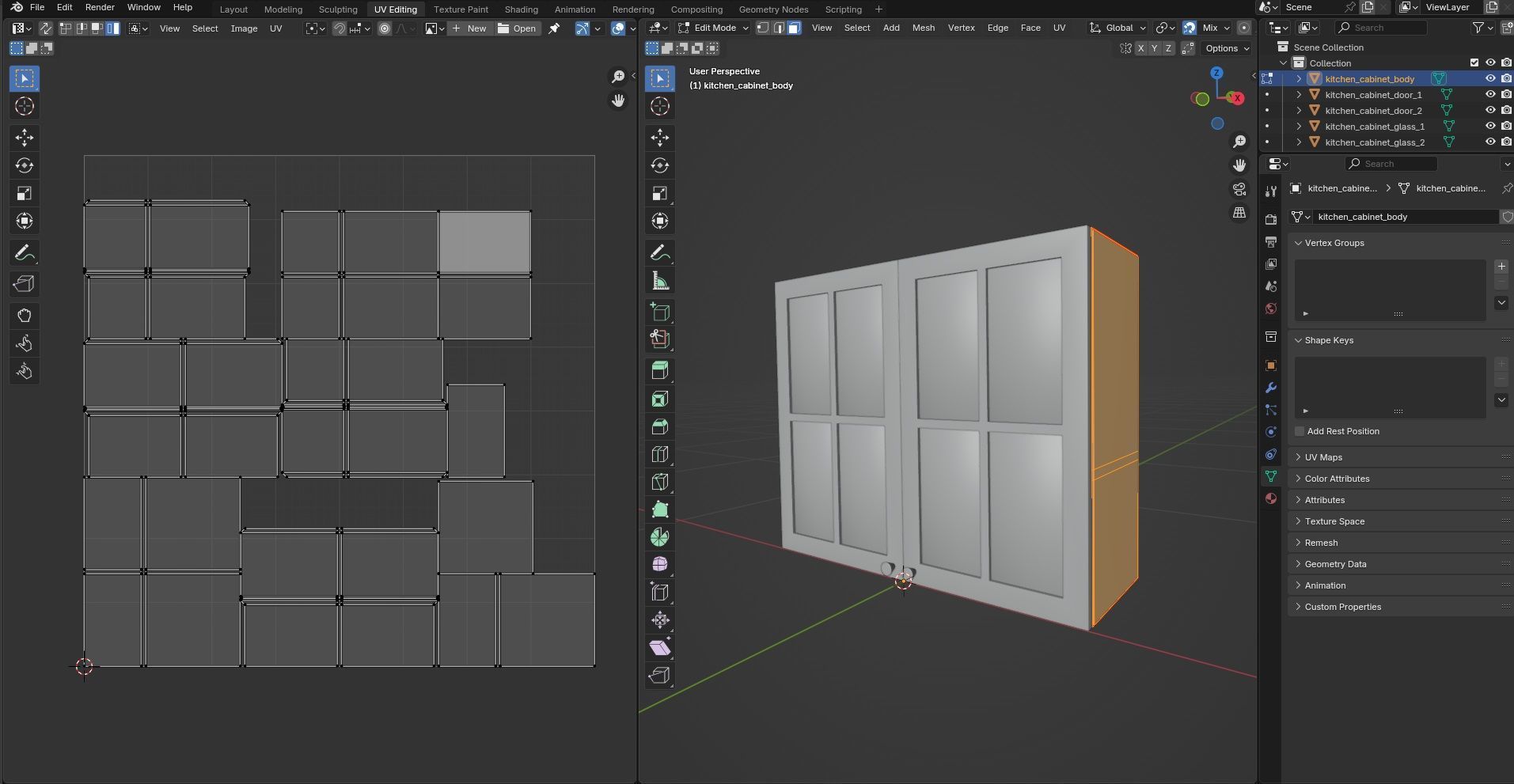 Kitchen Cabinet CG12 3D model_14