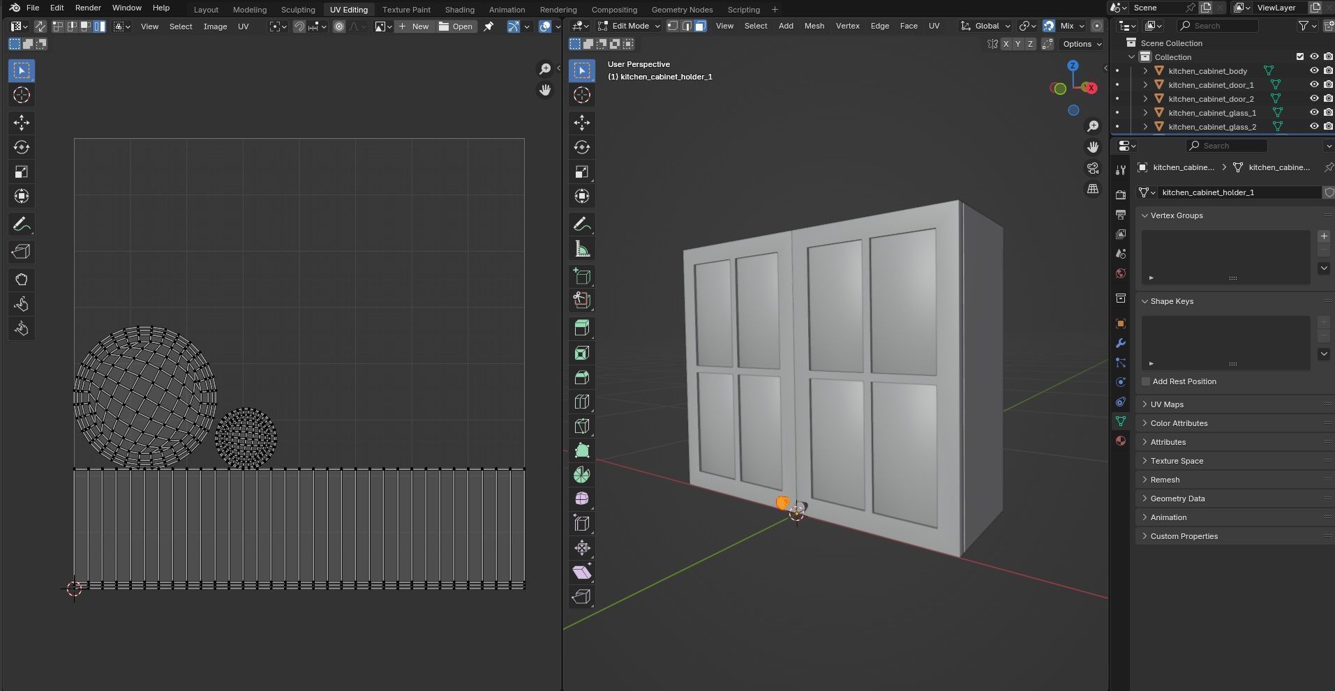Kitchen Cabinet CG12 3D model_15