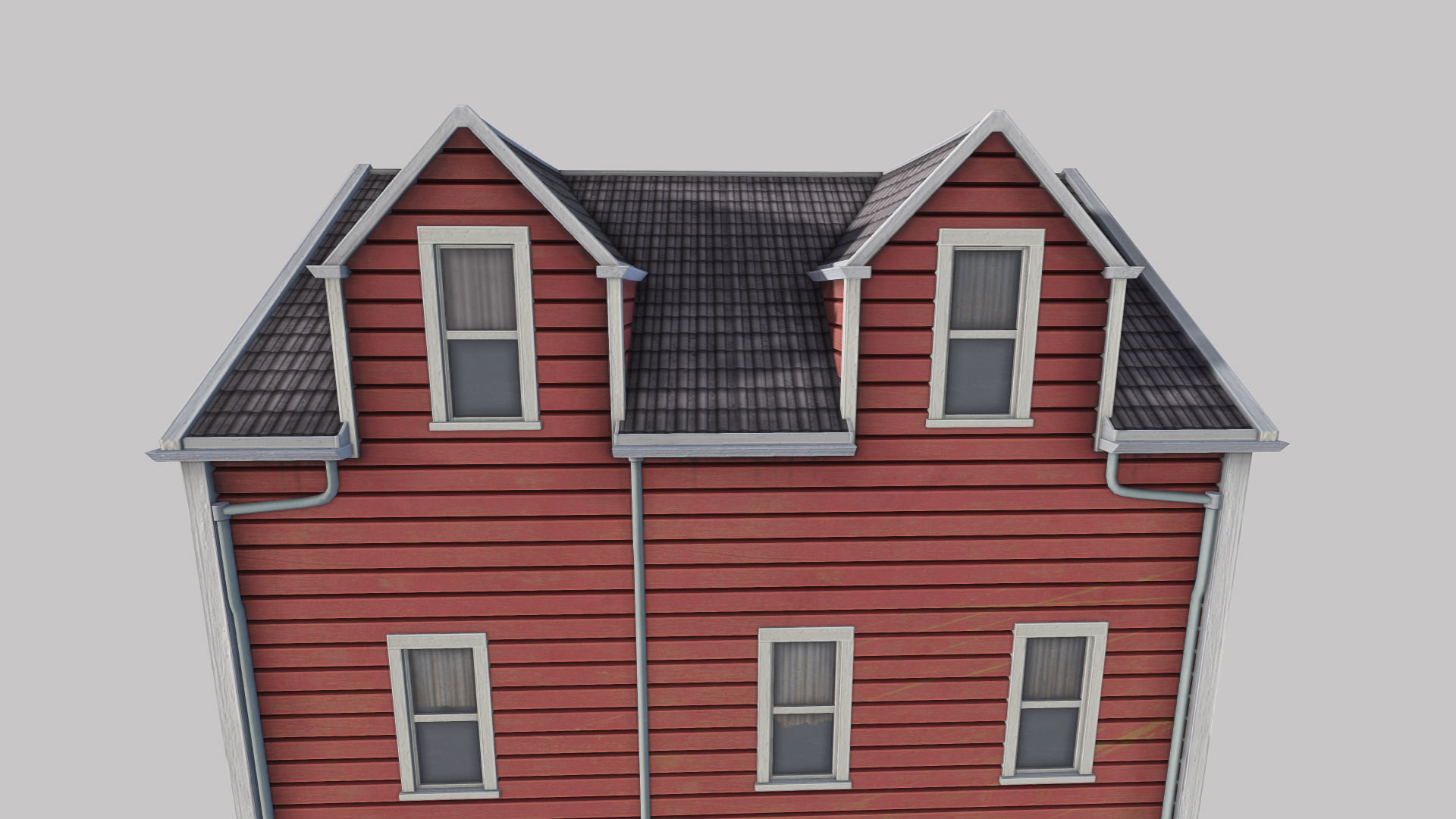 Boston House Bundle 01 Low-poly 3D model_18