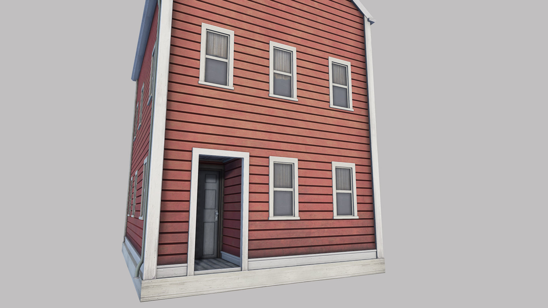 Boston House Bundle 01 Low-poly 3D model_10