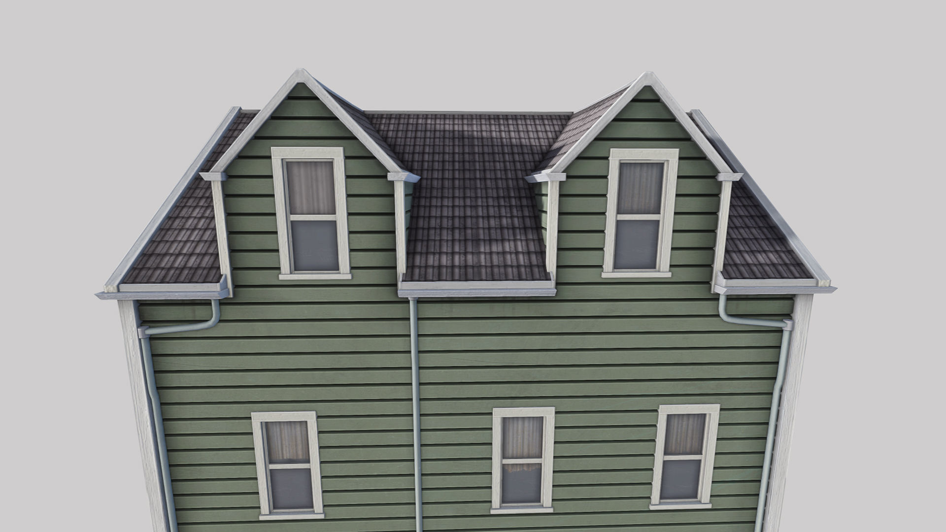 Boston House Bundle 01 Low-poly 3D model_16
