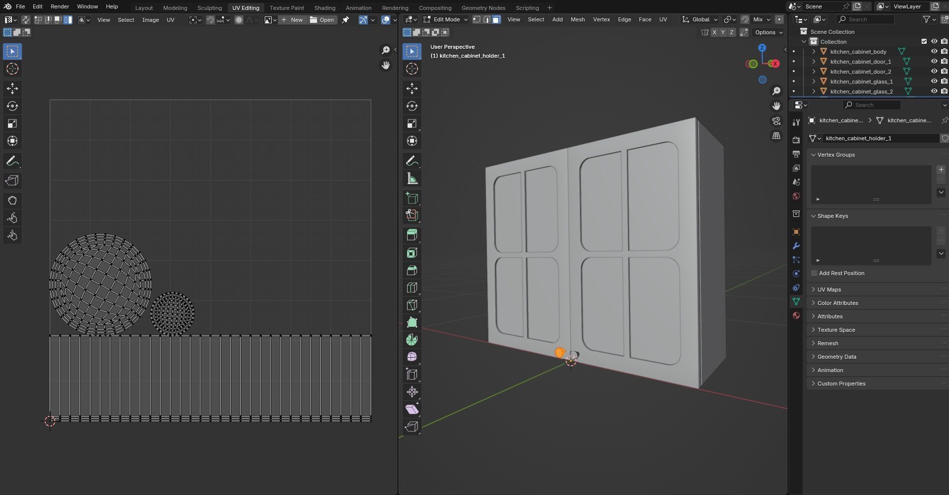 Kitchen Cabinet CG13 3D model_15